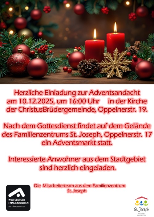 Adventsmarkt 2025 Anwohner Stadtteil